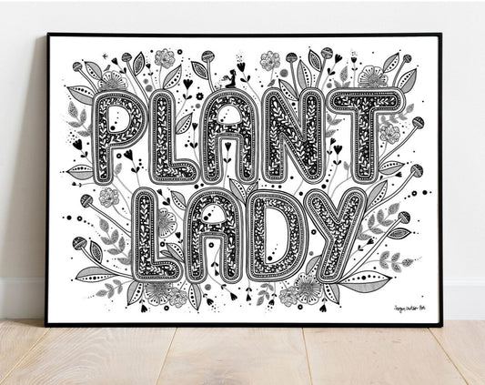 Plant Lady / Art Print