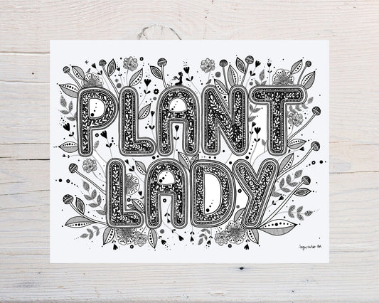 Plant Lady / Art Print