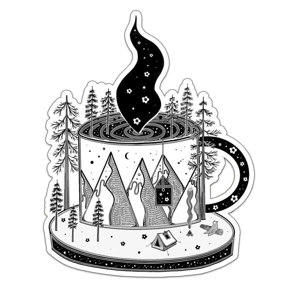 The Camping Mug / Sticker