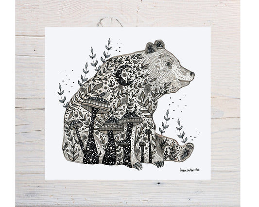 The Bear Who Ate The Forest / Art Print